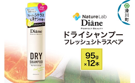 Diane ダイアン パーフェクトビューティー ドライシャンプー 95g フレッシュシトラスペア×12点セット