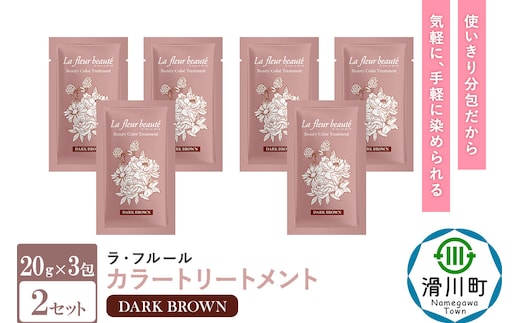 ラフルールカラートリートメントDB 20ｇ×3包 2セット