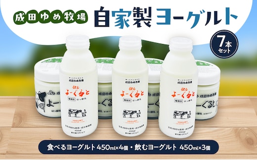 自家製ヨーグルト7本セット 乳製品 食べるヨーグルト 飲むヨーグルト 