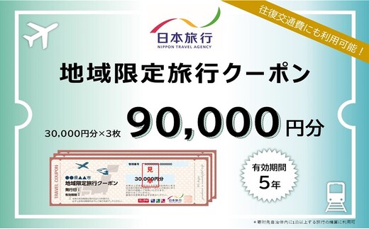 千葉県成田市 日本旅行 地域限定旅行クーポン90,000円分 宿泊・体験
