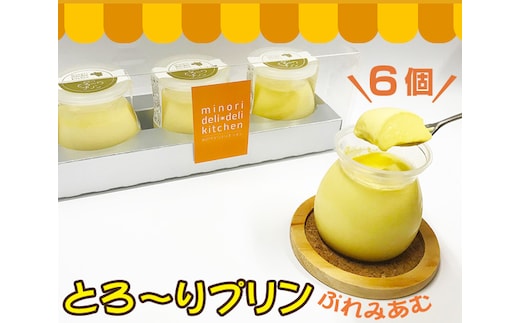 No.018 みのりとろ～りプリンぷれみあむ 6個セット