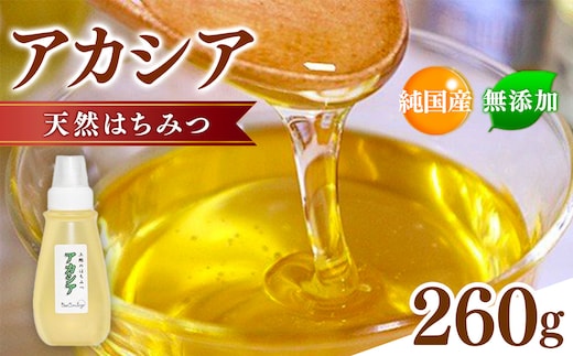 国産 はちみつ アカシアはちみつ 260g 養蜂家 齊藤兄弟 Bee concierge ビーコンシェルジュ | はちみつ 蜂蜜 ハチミツ 国産蜂蜜 アカシア蜂蜜 新鮮 国産 千葉県 君津市 君津 きみつ