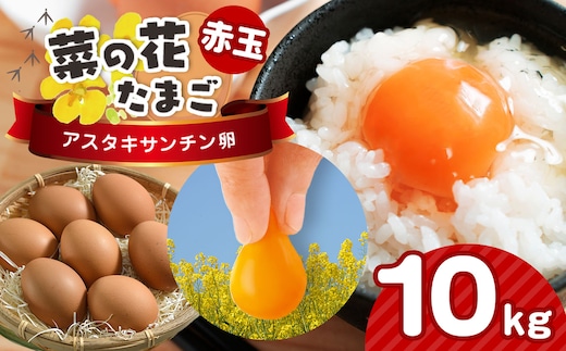 2週間以内に発送 【 赤玉 LM 10kg入り】君津市産 菜の花エッグ アスタキサンチン卵 菜の花たまご | 早く届く すぐ すぐ発送 たまご 卵 タマゴ 玉子 赤 卵かけご飯 お菓子作り 新鮮 オススメ 千葉県 君津市 きみつ