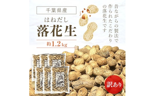 訳あり はねだし落花生 約1.5kg ふるさと納税 落花生 ピーナッツ ナッツ 豆 訳あり 千葉県 山武市 SME006