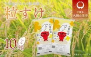 千葉県産「粒すけ」10kg（5kg×2袋） お米 10kg 千葉県産 大網白里市 粒すけ 米 精米 こめ 送料無料 A006