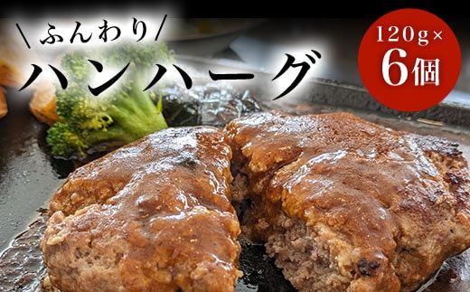 ハンハーグ 120g×6個 ふるさと納税 ハンバーグ デミグラス お惣菜 千葉県 白子町 送料無料