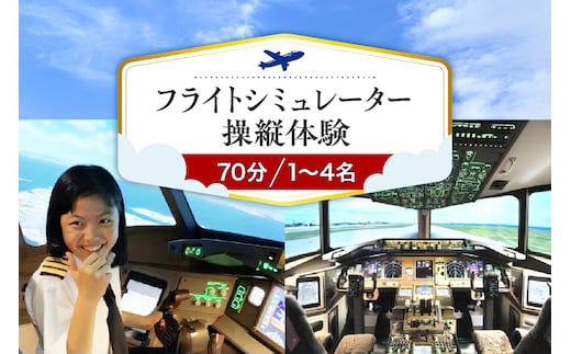 フライトシミュレーター操縦体験70分コース