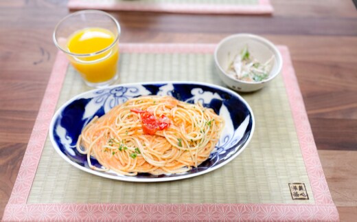 美心禅茶シリーズ 畳ランチョンマット 2枚セット（紫・水色）