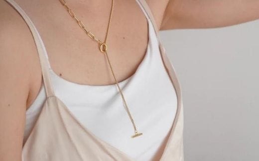 [LENERAオリジナルネックレス]shine through necklace (curve)