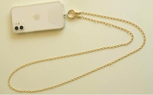 [LENERAオリジナルスマートフォンショルダー] smartphone shoulder - perch - / gold