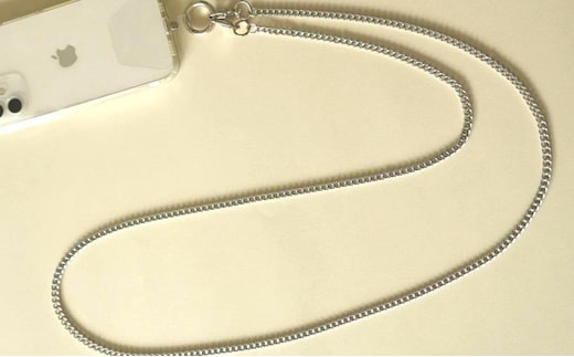 [LENERAオリジナルスマートフォンショルダー] smartphone shoulder - yurve / silver