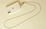[LENERAオリジナルスマートフォンショルダー] smartphone shoulder - perch - / silver