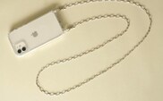 [LENERAオリジナルスマートフォンショルダー] smartphone shoulder - shine - / silver