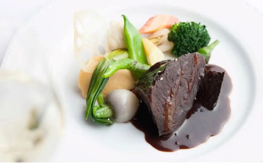 【ル ボークープ】季節のシェフおまかせディナーコース／ウエルカムシャンパンとお勧めワイン2杯付＜2名様分＞（ぐるなびセレクション）