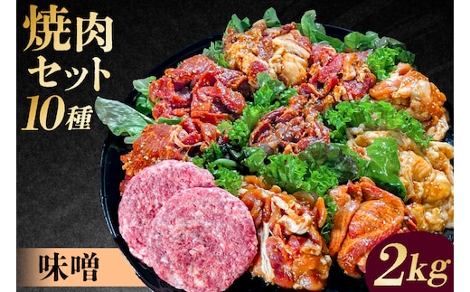 焼肉セット10種（味噌） 【195011】