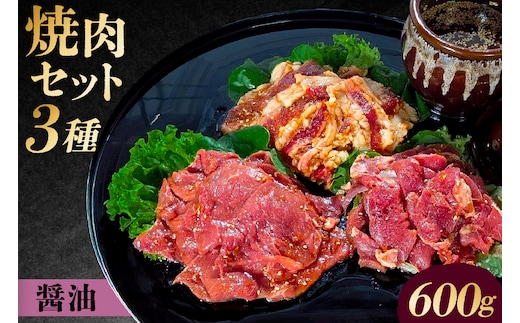 焼肉セット 3種 （醤油） 【195016】