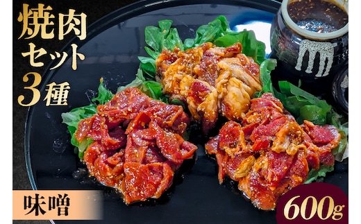 焼肉セット 3種 （味噌） 【195017】