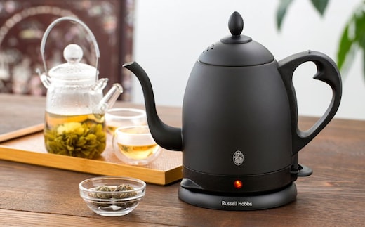 〈Russell Hobbs〉 カフェケトル 0.8 マットブラック 【223004】