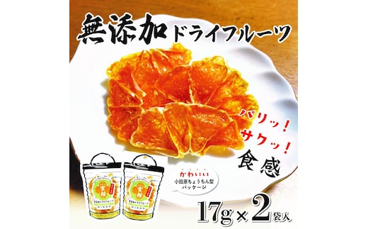 無添加ドライフルーツ(みかん)17g×2袋入【 神奈川県小田原市 】