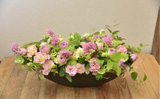 アレンジメント Mサイズ_ピンク系| 花 アレンジメント 記念 サプライズ ギフト プレゼント 神奈川県 小田原市