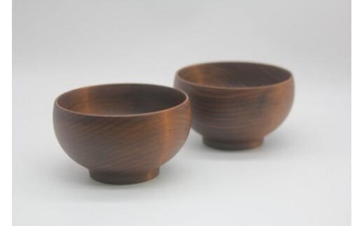 めいぼく椀テッラ小 2樹種セット(ブナ・サクラ)【めいぼく椀テッラ 10.5φ×6cm 手作り ウレタン塗装 国産天然木 おしゃれ プレゼント 記念 お祝い お椀 神奈川県 小田原市 】