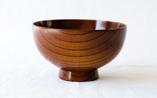 小田原漆椀ケヤキ 中 【お椀 食器 木 雑貨 汁椀 小田原漆器 プレゼント おしゃれ 日本製 神奈川県小田原市 】