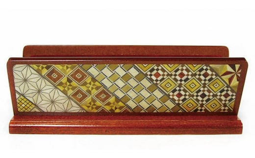 【箱根寄木細工 眼鏡ラック】寄木の彩りで、日常に小さな上質を