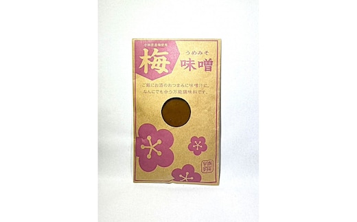 【小田原老舗田中屋本店が作る 梅味噌2個セット】小田原の梅がふわりと香る、やさしいコクの万能梅味噌