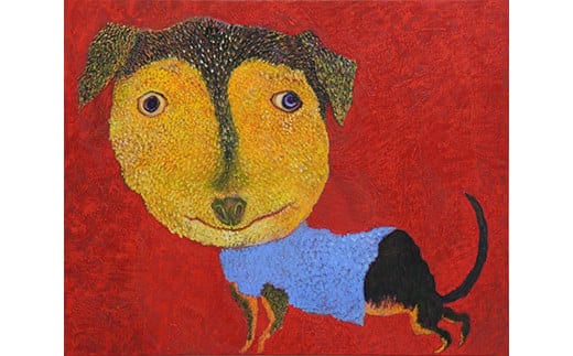 アーティストが『愛しいペットのポートレート』描きます 30号サイズ 910×727mm (縦横対応）【アート F30号サイズ 油絵 横井山泰 美術 作家 910×727mm 神奈川県 小田原市 】