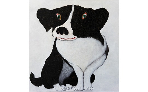 アーティストが『愛しいペットのポートレート』描きます 30号サイズ スクエア 910×910mm【アート 30号サイズ 油絵 横井山泰 美術 作家 910×910mm スクエア 神奈川県 小田原市 】