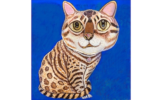 アーティストが描く愛しいペットのポートレート ドローイング