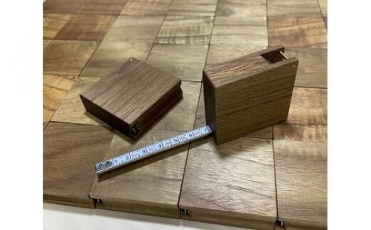 木製メジャー「ニブ＝メジャー」【おしゃれ おすすめ オリジナル 日曜大工 2m 木製メジャー メイドインジャパン 伝統産業 木工 50mm*50mm*15mm 木製 神奈川県 小田原市 】