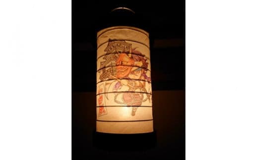 ゆらぎLEDちょうちん 風魔小太郎【ゆらぎ 提灯 ちょうちん LED電球 和紙 やわらかい灯り 最新技術 ゆらぐＬＥＤ電球 炎のよう 小田原型ちょうちん リアルキャンドルLEDランプ 神奈川県 小田原市 】