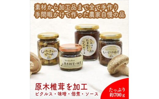 椎茸加工品セット（加工品４種セット）【 家庭用 自宅用 贈答品 贈答用 ギフト お取り寄せ お中元 お歳暮 贈り物 お祝い 神奈川県 小田原市 】