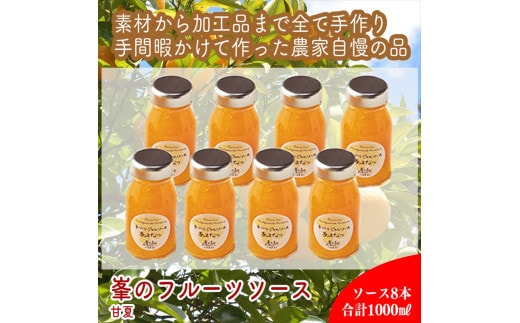 スイスで加工品を学んだ農家が手間暇かけた『手づくりジャムソース【あまなつ】』8本セット【 家庭用 自宅用 贈答品 贈答用 ギフト お取り寄せ お中元 お歳暮 贈り物 お祝い 神奈川県 小田原市 】