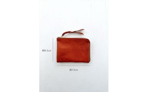 鹿革L字財布（大）ブラック【 神奈川県 小田原市 】