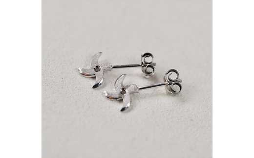 風魔小太郎 耳に刺さる手裏剣ピアス（シルバー）【 ジュエリー アクセサリー 神奈川県 小田原市 】