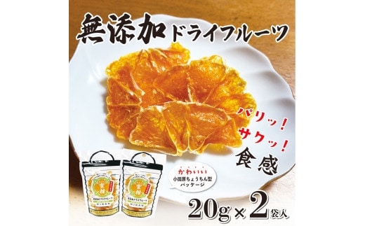 無添加ドライフルーツ(みかん)20g×2袋入【 神奈川県小田原市 】