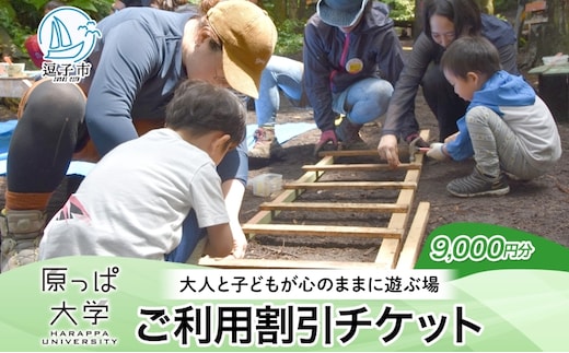 原っぱ大学 割引チケット 9000円分 体験 チケット フィールドワーク レジャー お出かけ スポット 親子体験 リフレッシュ デジタルデトックス リトリート 山 海神奈川県 逗子市