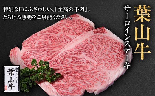 葉山牛 サーロインステーキ 約250g 2枚 冨士屋牛肉店 ステーキ サーロイン 霜降り 箱入り 贈答用 お中元 ギフト おもてなし 黒毛和牛 神奈川県 【 逗子市 】