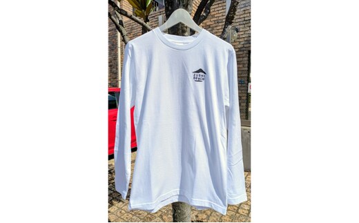 逗子オリジナルTシャツ ZUSHI LOCAL ロングＴシャツ(ホワイト) 神奈川 逗子市XLサイズ
