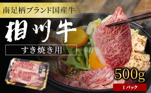 【国産希少牛】 相州牛（すき焼き用） 500g 南足柄ブランド 国産牛 肉 ふるさと納税【すき焼き 牛肉 お肉 ブランド牛 神奈川県 南足柄市 】
