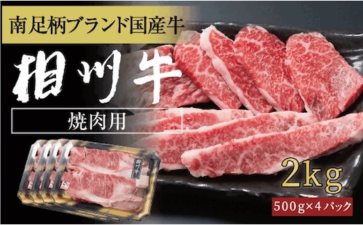 相州牛 焼肉・網焼き用カルビ 2.0kg（厚切り）