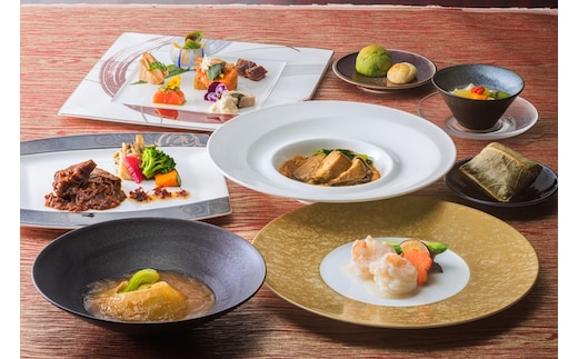 大磯プリンスホテル 中国料理 滄 「琥珀コース」ペアランチ・ディナー券【 ホテル・宿泊施設 食事券 旅行 神奈川県 大磯町 中国料理ペアランチ チャイニーズランチセット ペア食事券 中国料理ランチ 中華特選ランチ ペアでホテルランチ体験 ランチ券 】