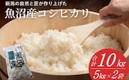 【令和7年産】 魚沼産コシヒカリ 精米10kg(5kg×2袋) 白米 精米 新潟県産コシヒカリ 共栄農工社【0002-KY02-01】