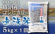 令和7年産 魚沼産コシヒカリ 無洗米 5kg×1袋 白米 精米 米太【0020-KT01-02】