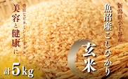 【玄米 選別品】令和7年産 魚沼産コシヒカリ 玄米 5kg×1袋 米太【0020-KT06-02】