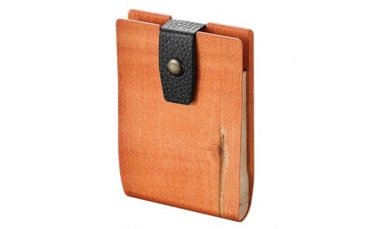 カエデ無垢材 曲げ木名刺入れ（タテ型コンパクト）（バーミリオン） ストーリオ 【0005-0008SV04-01】