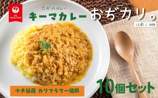 カレー レトルトカレー おぢカリ。 キーマカレー 10個セット カリフラワー 新潟県 小千谷市 たかの