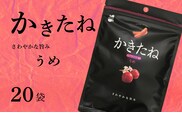 かきたね Basic 002 うめ 20袋セット 米菓 柿の種 阿部幸製菓 【0002-0340SV02-01】